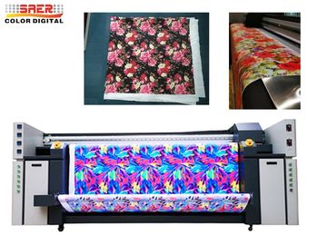 Mesin Pencetakan Kain Sublimasi Roll To Roll Dengan Tiga Kepala Epson 4720