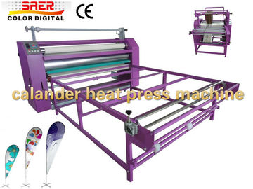 Mesin Rotary Tekstil Mesin Kalender Thermal Transfer Press Mesin Cetak