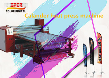 Mesin Press Panas Putar Roller Calender Format Besar 1.6m