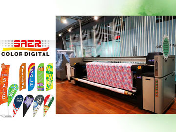 2000mm Digital Spanduk Roller Mesin Cetak Tiga Kepala