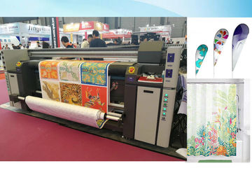 Mesin Cetak Bendera Bulu Printer Kain CMYK Banner