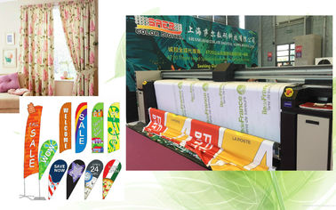 Mesin Cetak Bendera Kain Poliester CMYK Banner