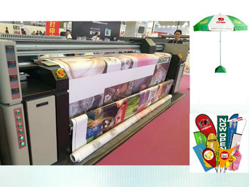 Tinta Berkelanjutan 3,2 m Roll To Roll Printer Inkjet Digital