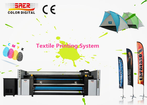 Multicolor Feather Flag Sublimation Printing Machine Pasokan Tinta Berkelanjutan
