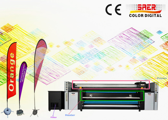 Mesin Printer Fabric Curing Inline 6 Pass Untuk Polyster