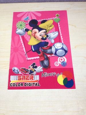 Warp rajutan kain cetak digital untuk spanduk Pantai payung