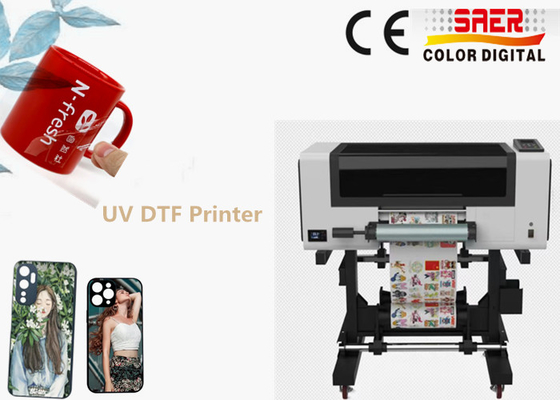 Roll to Roll UV DTF Printer 30cm A3 Printing Machine AB Film Transfer