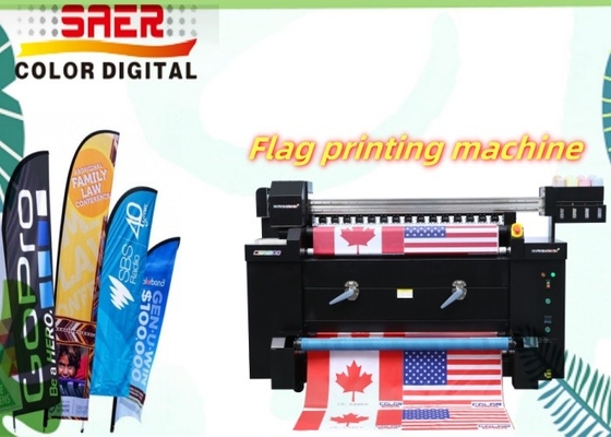 Digital Textile Printing Machine Flag Banner Polyester Fabric Printer Inkjet Dye Sublimation Printer
