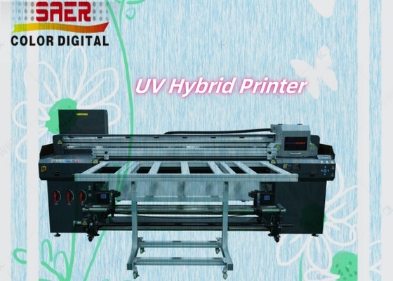 Hybrid UV Printer For Flat And Roll Material Speedy UV Hybrid Printer