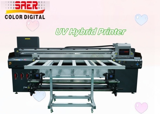 Hybrid UV Printer For Flat And Roll Material Speedy UV Hybrid Printer