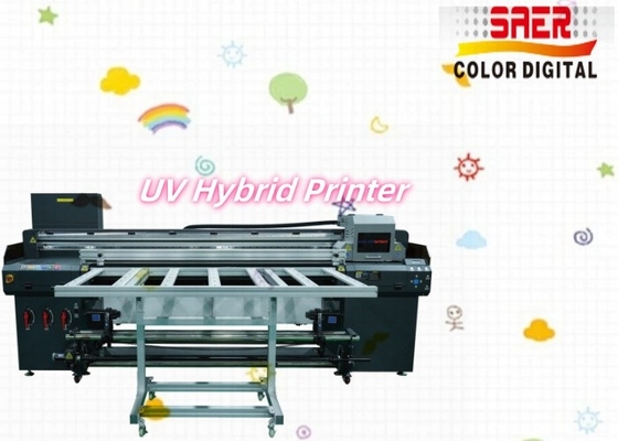 Digital Automatic UV Printer Roll to Roll And Flatbed Hybrid UV Printing Machine