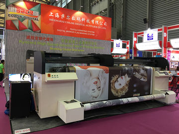 High Speed Resolution Digital Fabric Printing Machine With 2 Kyocera Heads