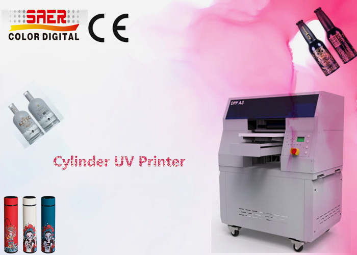 Professional Cylinder UV Printer Automatic UV Printer For Water Bottle Print Cup Print Bottle Printing Machine