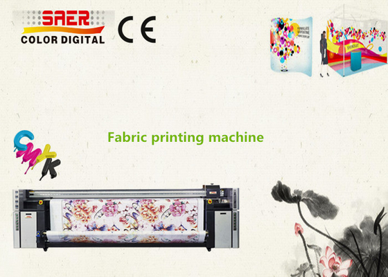 Format Besar Dual CMYK Flag Printing Machine Resolusi Tinggi Untuk Tekstil