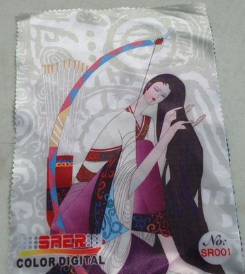 Kain Polyester Digital Printing Satin Putih Untuk Membuat Tirai