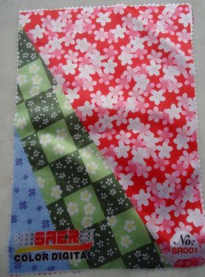 100% Coated Polyester Digital Printing Fabric Untuk Membuat Taplak Meja