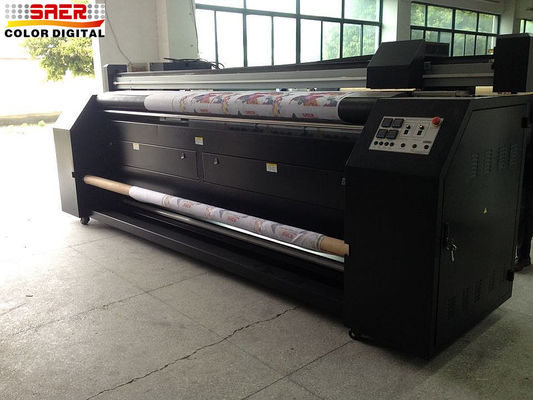 2.2m Tekstil Digital Mesin Percetakan Kain Pemanasan Di Dalam Bendera Kain Printer