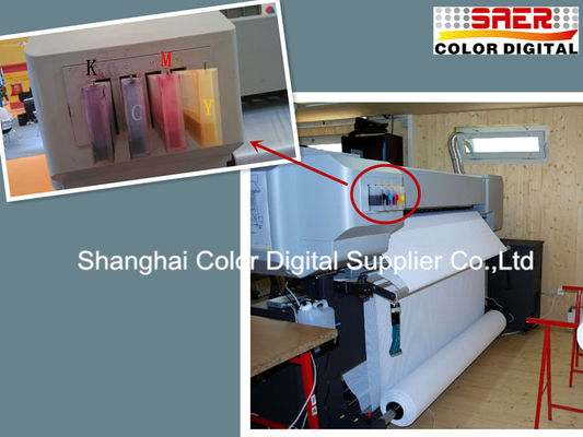 Resolusi Tinggi Epson Head Mutoh Sublimation Printer Indoor Outdoor Menggunakan