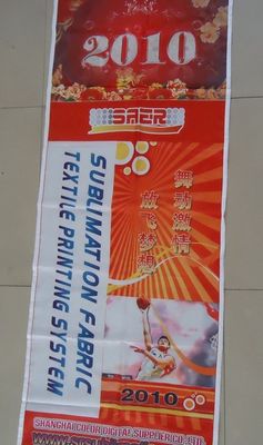 Tidak Ada Cetak Pewarna Sublimasi Digital Printing Kain Kustom Umbul Bendera