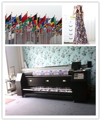 Mesin Cetak Kain Digital Format Besar Semua Dalam Satu Sublimasi
