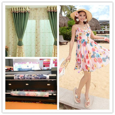 Mesin Format Besar Tekstil 1400dpi Tekstil Mesin Digital Printing