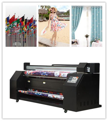 2300mm Dual Cmyk Pigment Fabric Plotter Printer Untuk Pencetakan Kain