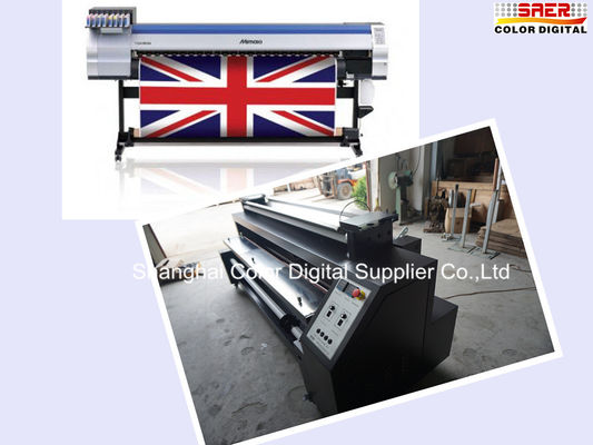 Dual Four Color Digital Printer Kain Mesin Cetak Cmyk Dengan Epson Head