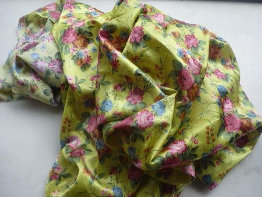 100% Polyester Tirai / Bahan Kain Taplak Meja Untuk Rumah / Hotel