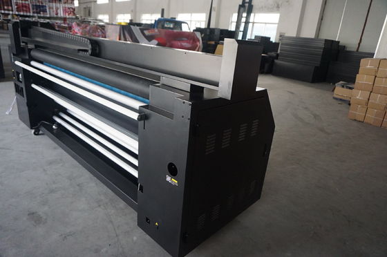 Print Head DX7 Digital Flag Printer 2.2 m Lebar Cetak Untuk Pencetakan Kain Langsung