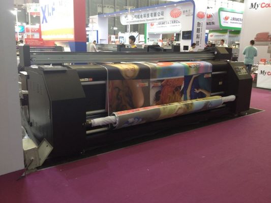 Mesin Cetak Sublimasi Printer Piezo Untuk Iklan Spanduk / Bendera