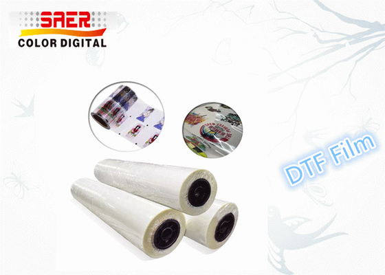 Hot Melt Powder PET Film Roll Untuk Pencetakan Perpindahan Panas T-Shirt