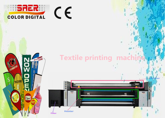 Payung / Kertas Dinding Mesin Printing Kain Digital 1800DPI 2100mm