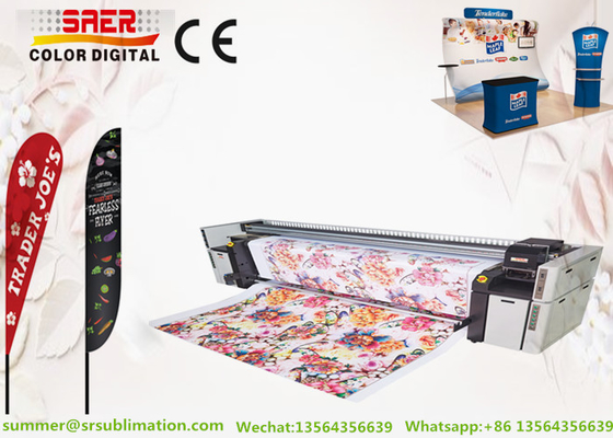 Mesin Cetak Kain Wallpaper Multicolor Dengan Print Head DIP Tinggi