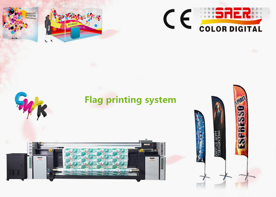 Mesin Cetak Kain Wallpaper 1800DPI / Printer Teardrop Flag