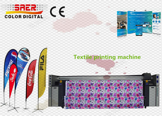 Mesin Cetak Tekstil Digital 1400dpi / Sistem Pencetakan Kain Karpet