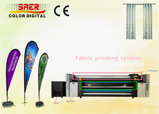 3 Buah Tinta Pigmen Kepala Epson Langsung Menandai Mesin Cetak Inline Curing Solution