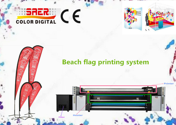 Mesin cetak tekstil format besar dengan print head DPI tinggi
