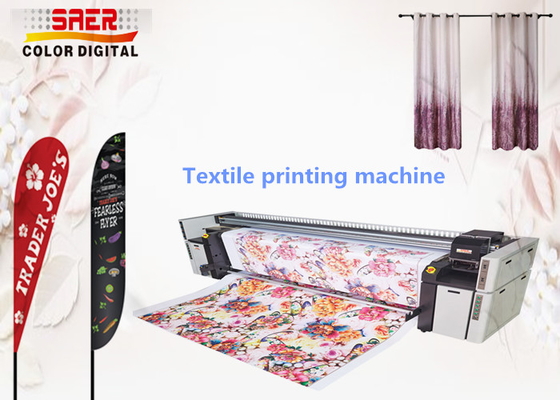 CMYK Digital Fabric Printer Cetak Langsung Pada Bahan Tekstil