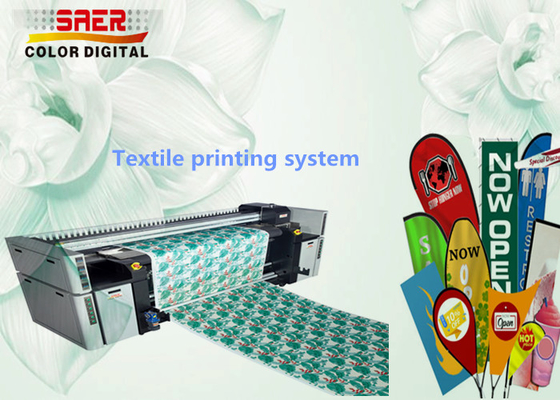 CMYK Digital Fabric Printer Cetak Langsung Pada Bahan Tekstil