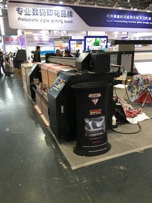 Dual CMYK Continous Ink Supply Mesin Cetak Sublimasi Dye Untuk Bendera Tekstil