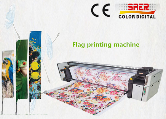 SAER Format Besar Printer Kain Baja Langsung / Sistem Pencetakan Tekstil