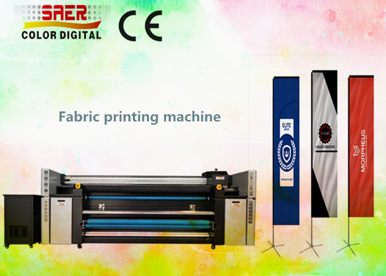 Mesin Pencetakan Tekstil Inkjet Digital untuk Pencetakan Langsung pada Poly Linen Wool Katun