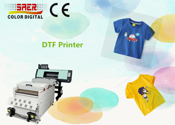 Printer Transfer Panas DTF Berkecepatan Tinggi Dengan Mesin Shaking Powder