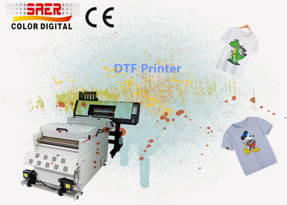 Mesin 60cm DTF Pring dengan Mesin Powder Shaking
