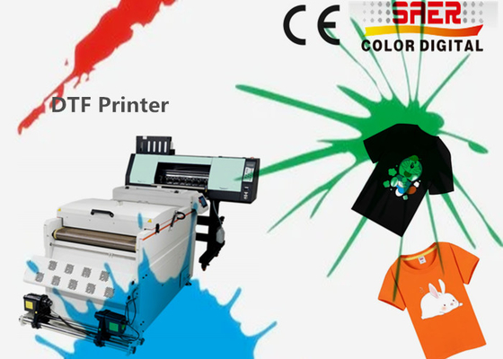 SAER 4 Piece Print Head Mesin Pencetakan DTF Dengan Mesin Shaker