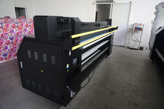 Multicolor Bendera Kain Banner Sublimasi Plotter Dengan Piezo Inkjet