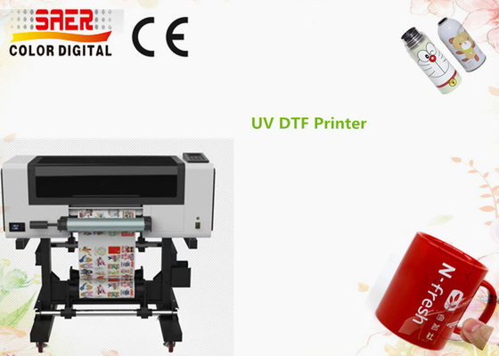 30cm UV DTF Printer Dengan Laminator 2 In 1 Roll To Roll UV DTF Crystal Logo Printer