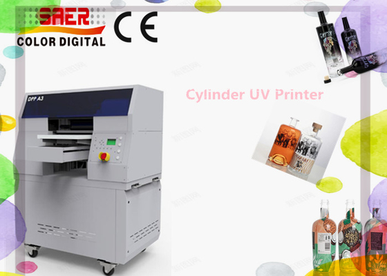 Mesin UV untuk botol silinder dan kerucut Cup UV Inkjet Printer