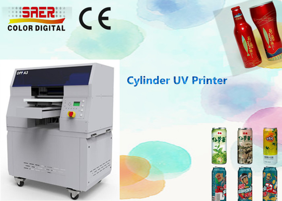 High Speed 360 Round Printer Digital UV Botol Printer / Silinder UV Printer