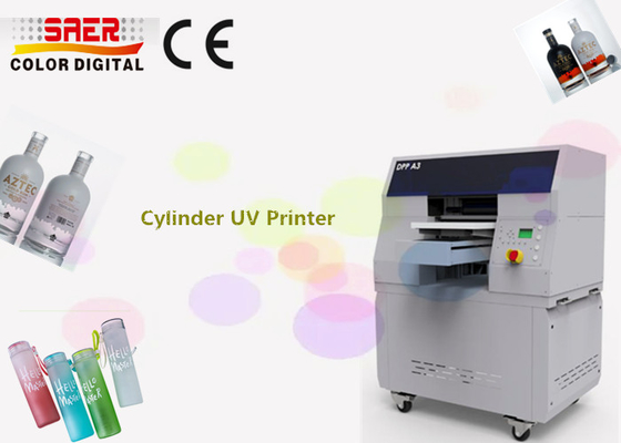 Pabrik Otomatis SAER Silinder UV Printer / 360 UV Rotary Printer